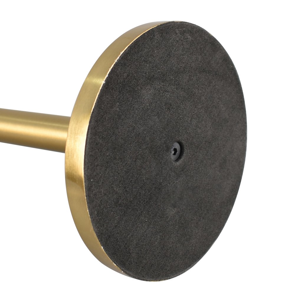 Avery Modern Classic Metal with Non Slip Weighted Base Paper Towel Holder, Gold. Picture 2