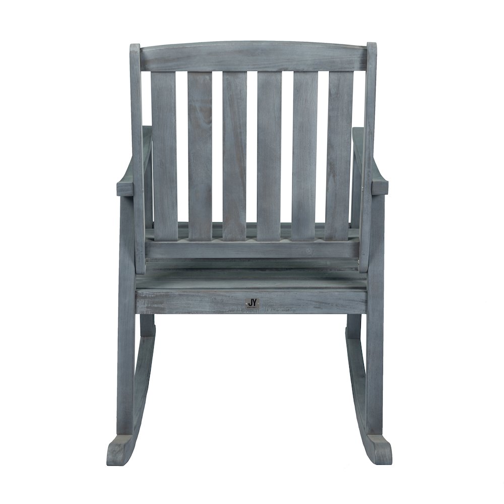 Penny Classic Solid Acacia Wood Outdoor Rocking Chair. Picture 4