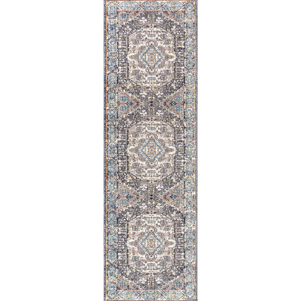 Kesan Vintage Medallion Area Rug. Picture 1