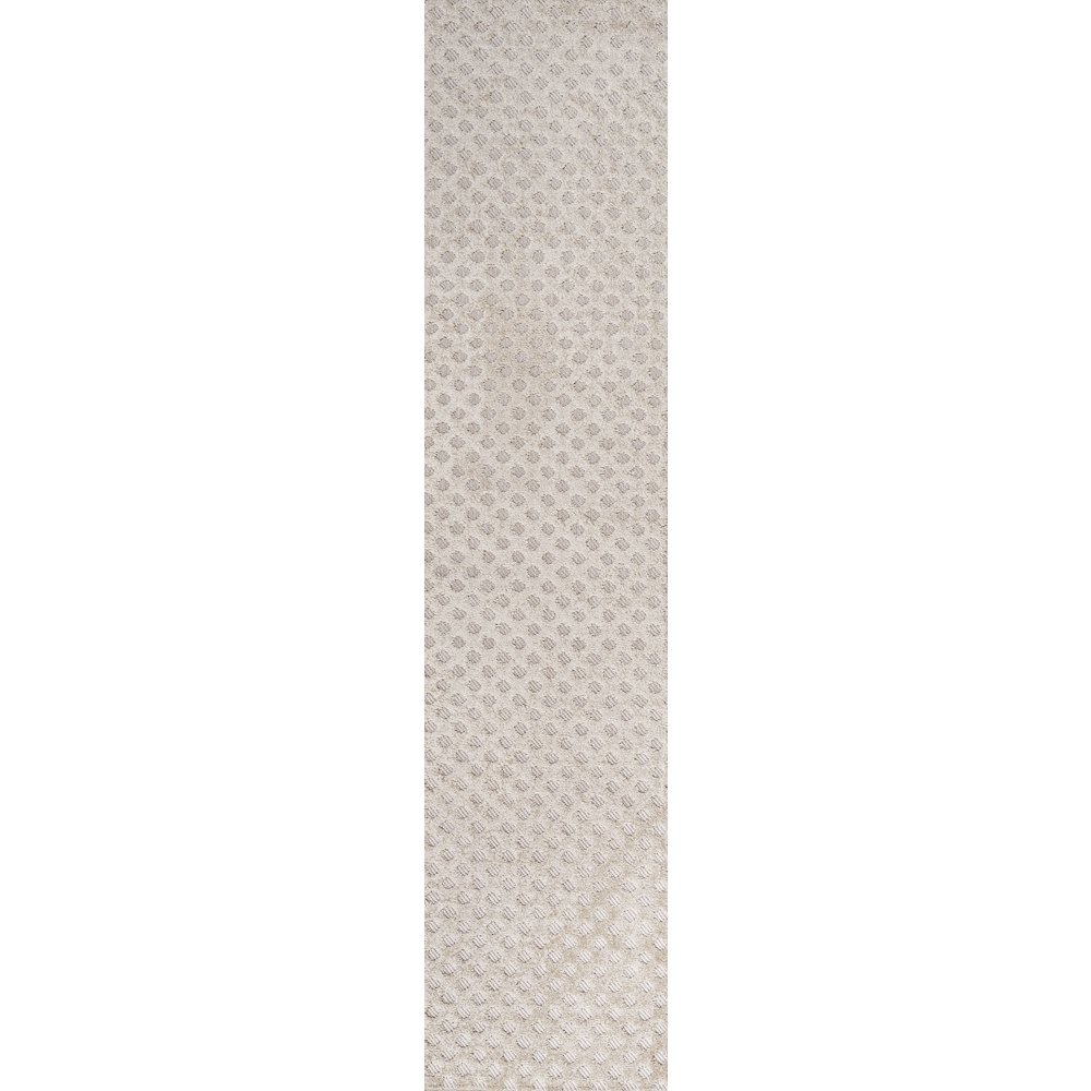Rabat High-Low Pile Mini Diamond Trellis Area Rug. Picture 1