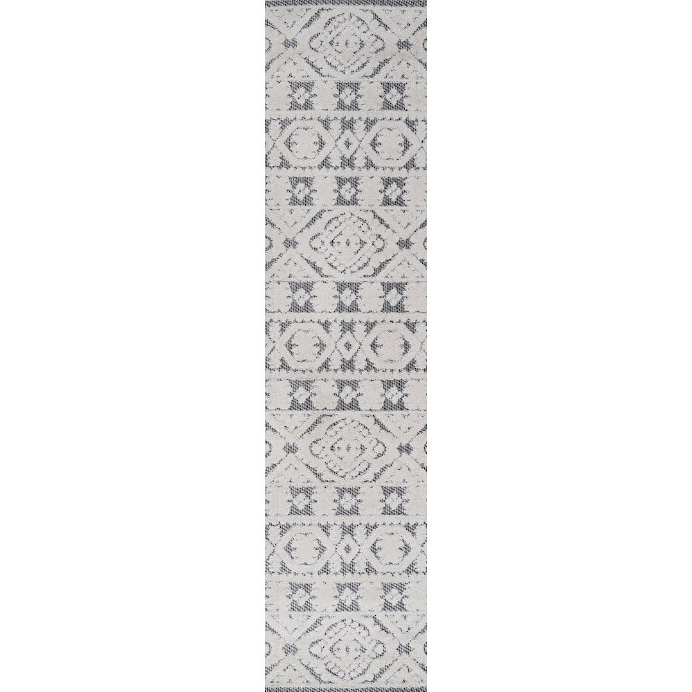 Citta High-Low Pile Mediterranean Tile Area Rug. Picture 1