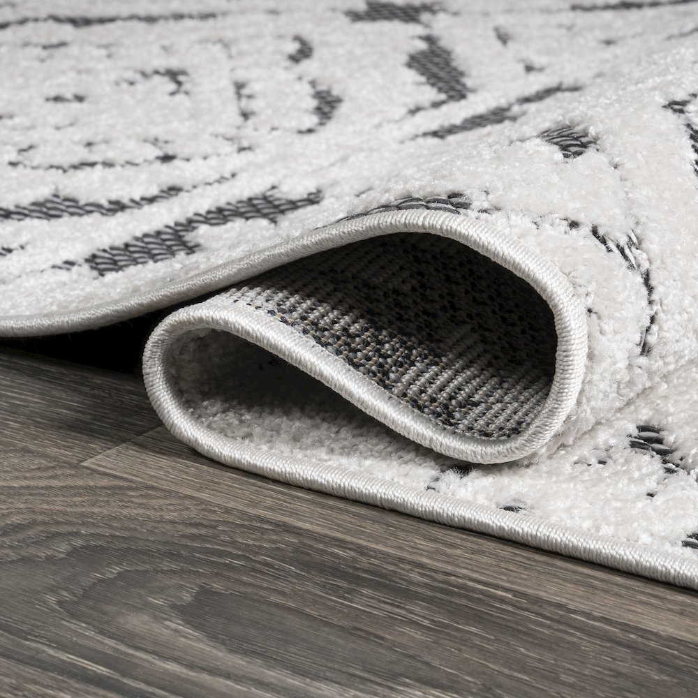 Citta High-Low Pile Mediterranean Tile Area Rug. Picture 8