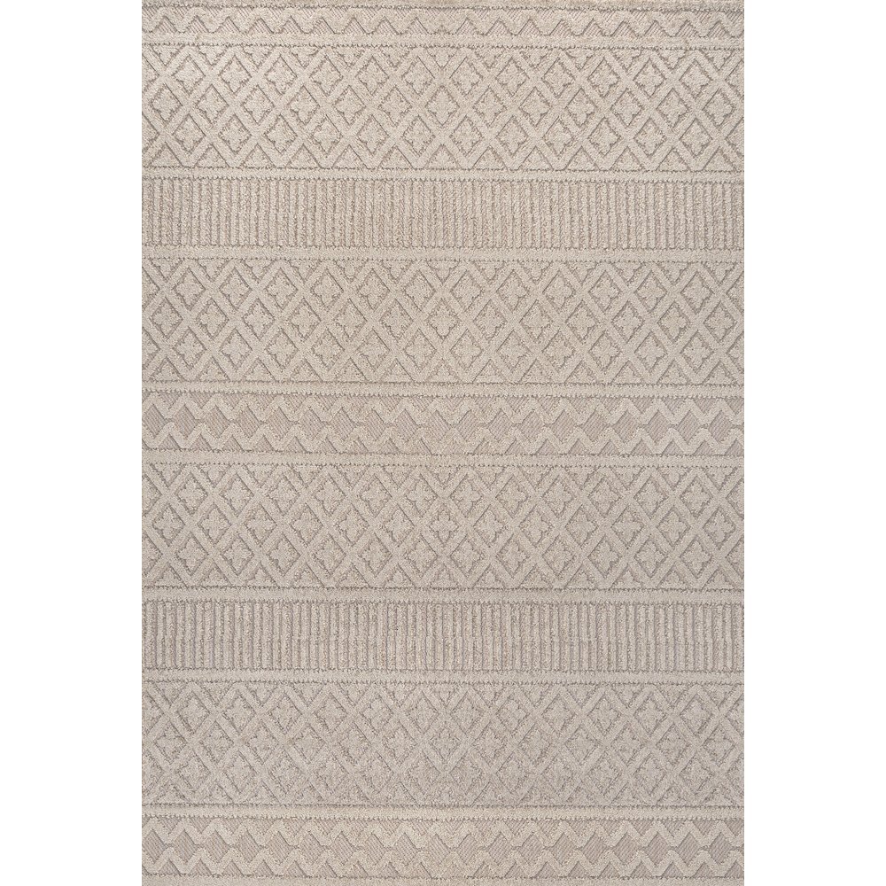 Ormond High-Low Modern Trellis Geometric Area Rug. Picture 1