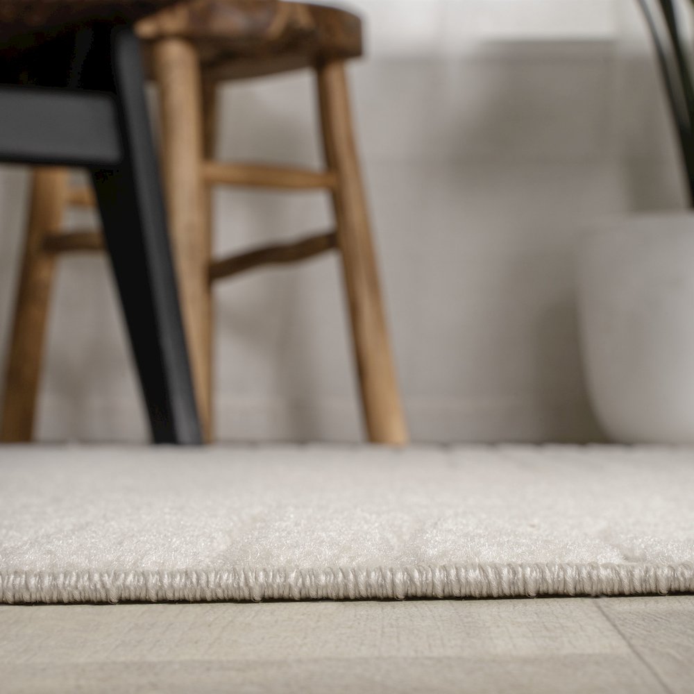 Skagen Minimalist Curve Geometric Area Rug. Picture 7