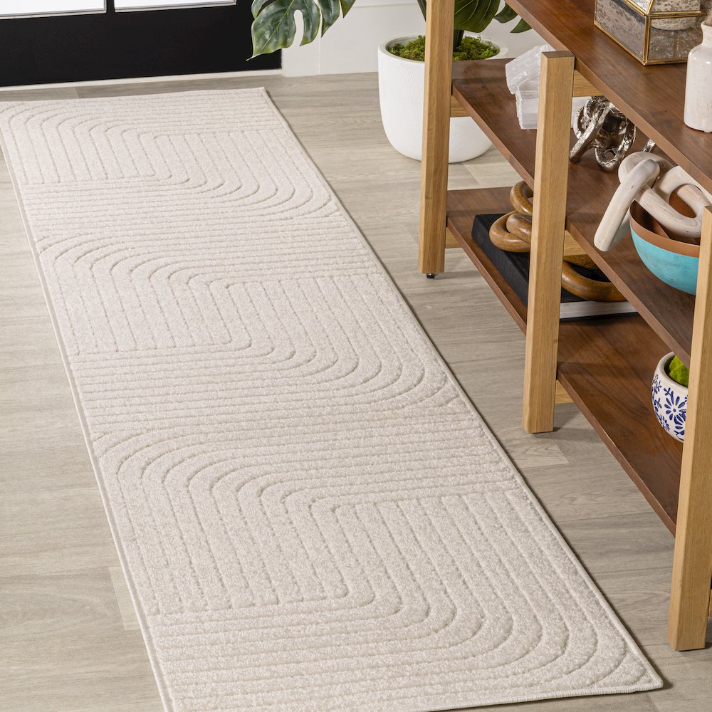 Odense Minimalist Angle Geometric Area Rug. Picture 2
