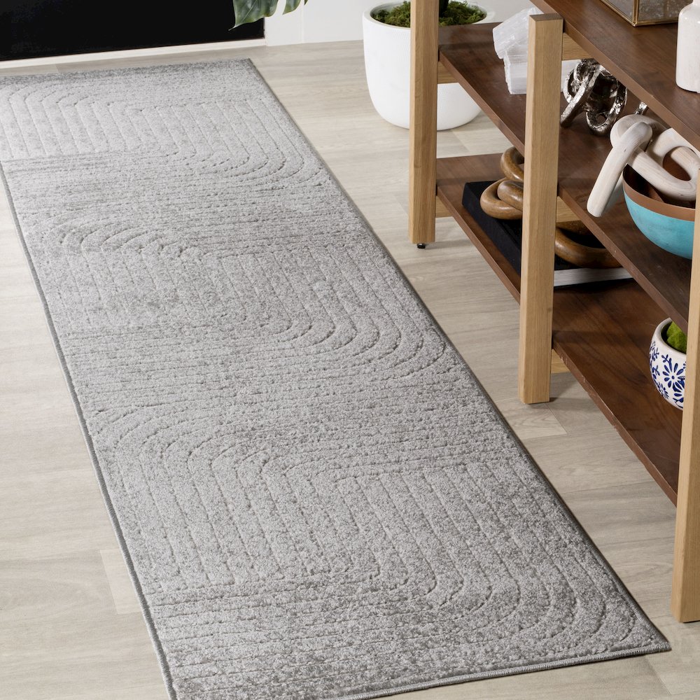Odense Minimalist Angle Geometric Area Rug. Picture 2