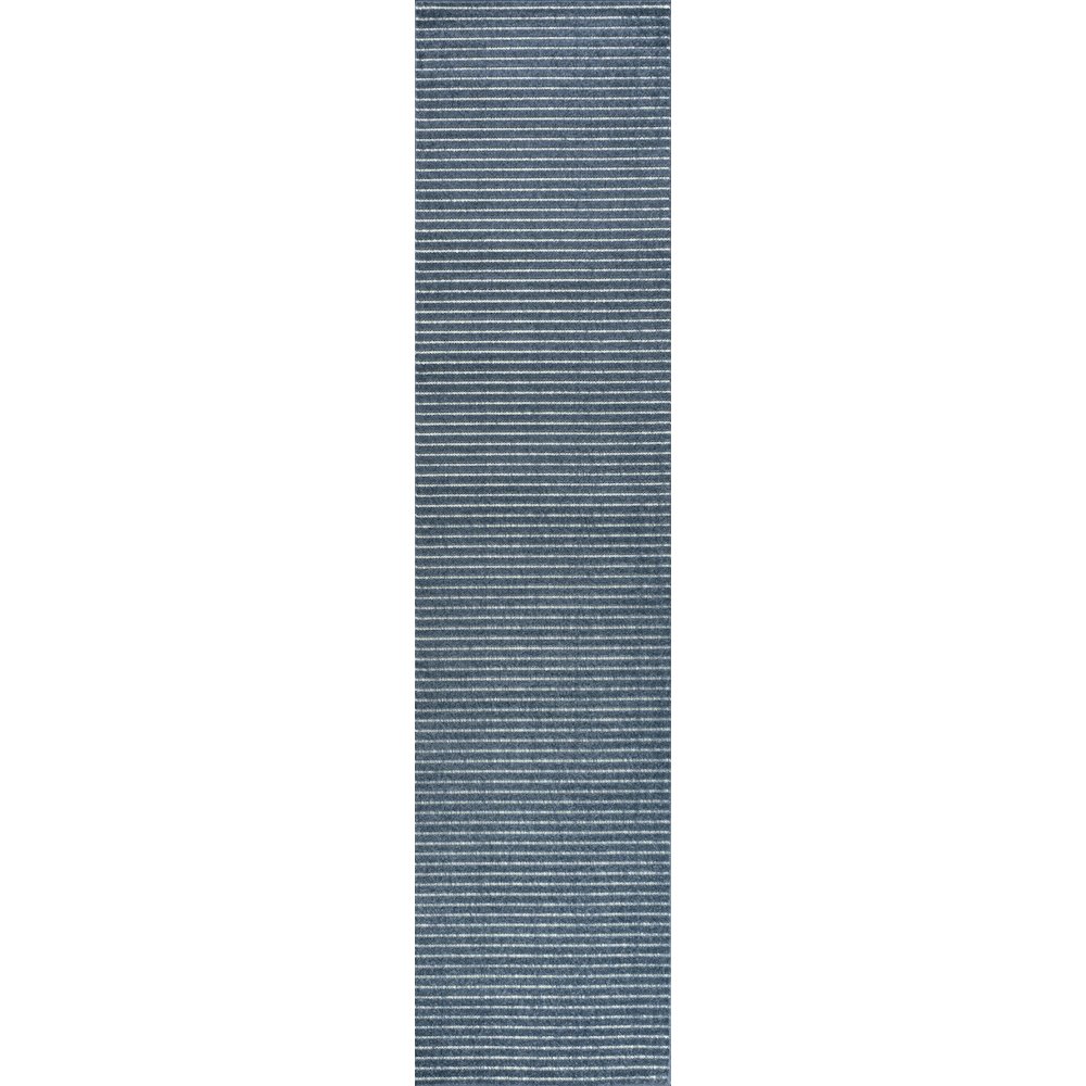 Aarhus Minimalist Scandi Striped Area Rug. Picture 1