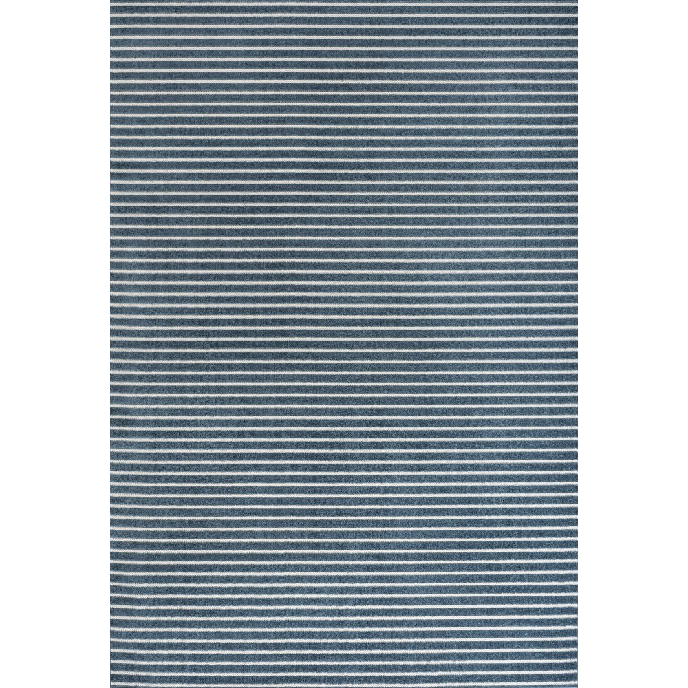 Aarhus Minimalist Scandi Striped Area Rug. Picture 1