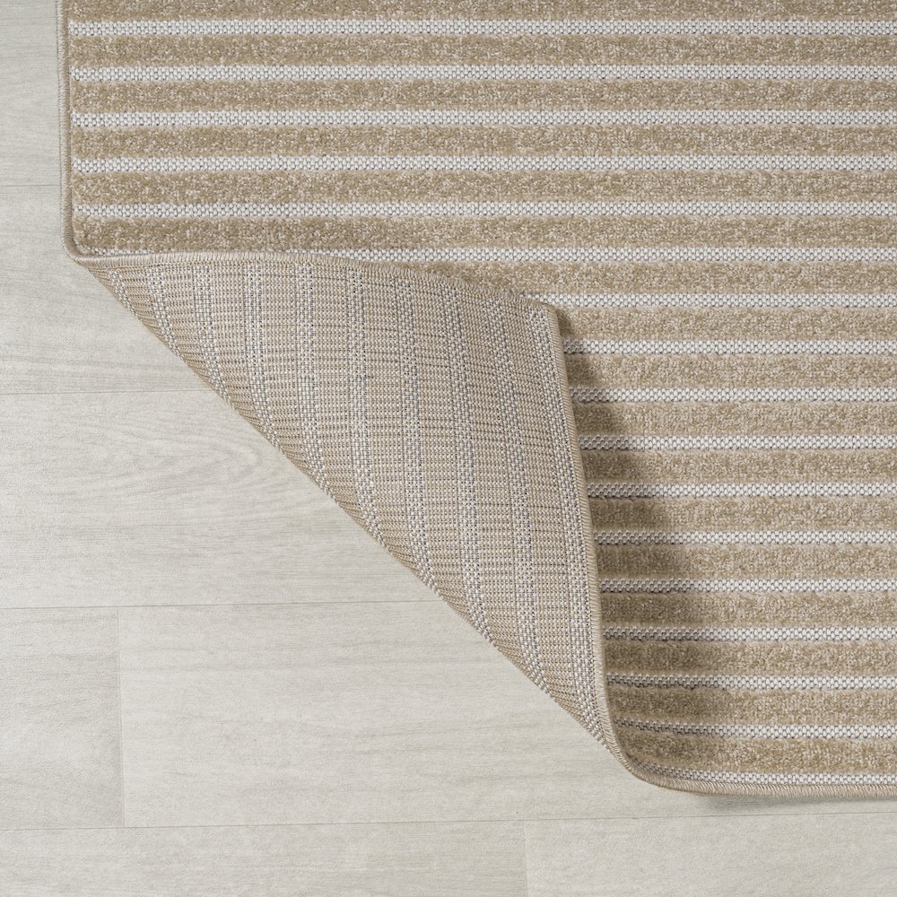 Aarhus Minimalist Scandi Striped Area Rug. Picture 1