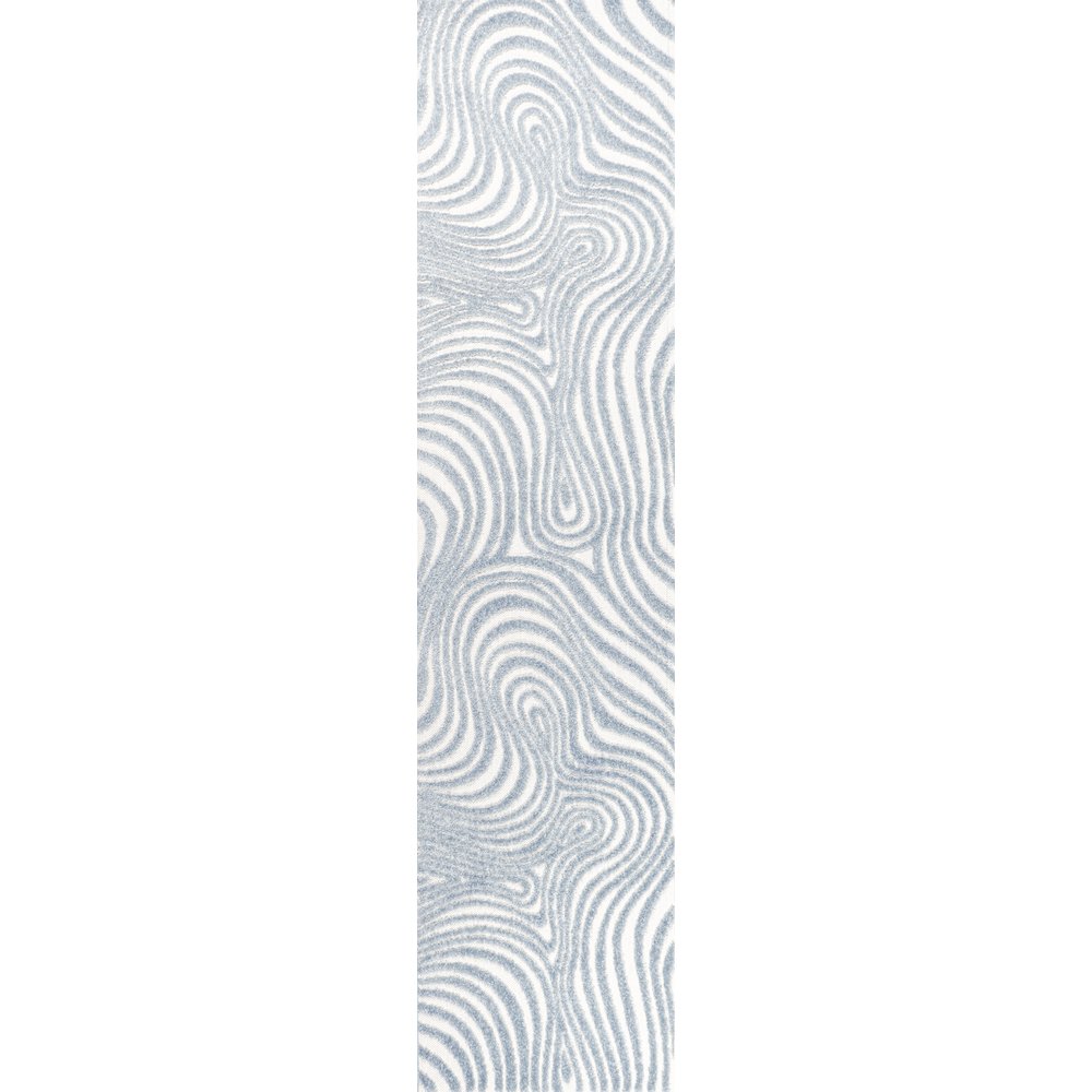 Maribo Abstract Groovy Striped Area Rug. Picture 1