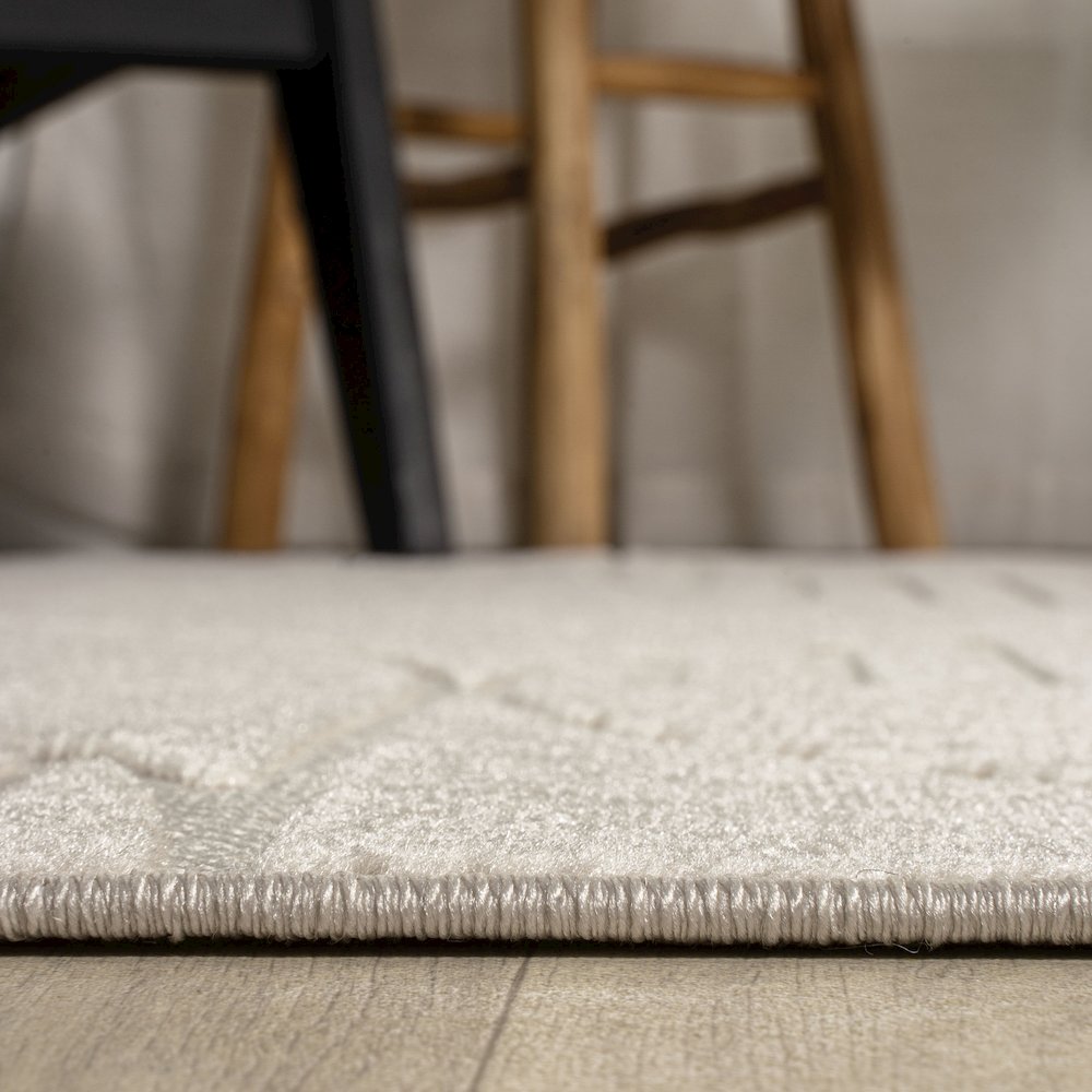 Nordby Geometric Arch Scandi Striped Area Rug. Picture 7
