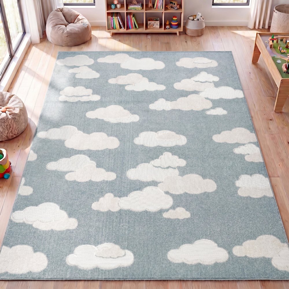 Hedwig Youth Cloud Scandi Rug Area Rug. Picture 9