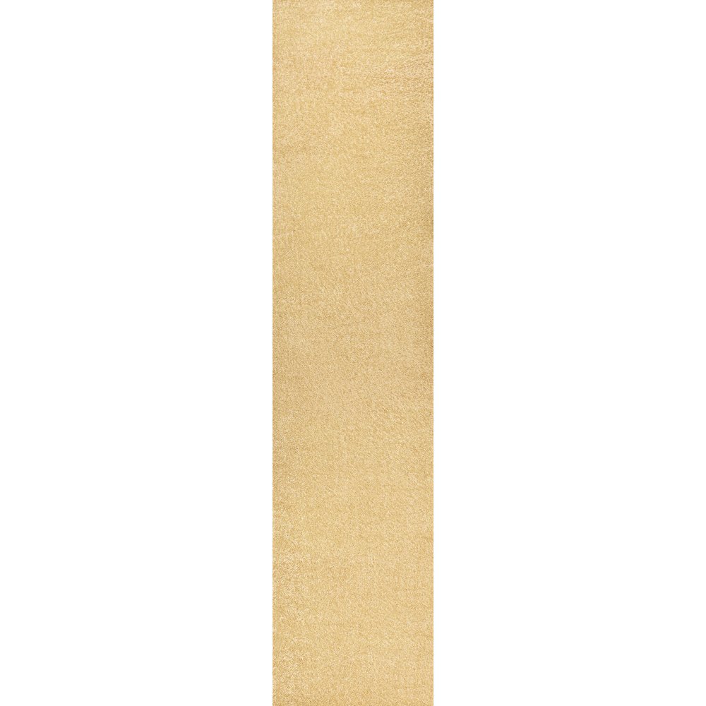 Haze Solid Low Pile Area Rug Mustard. Picture 1