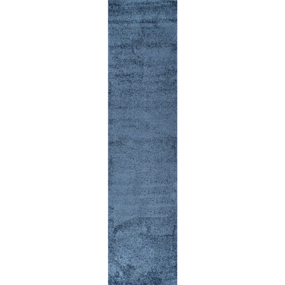 Haze Solid Low Pile Area Rug Navy. Picture 16