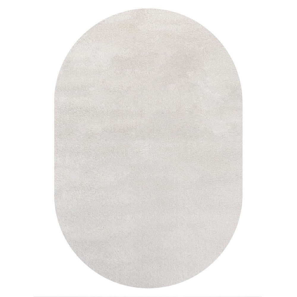 Haze Solid Low Pile Area Rug Ivory. Picture 1