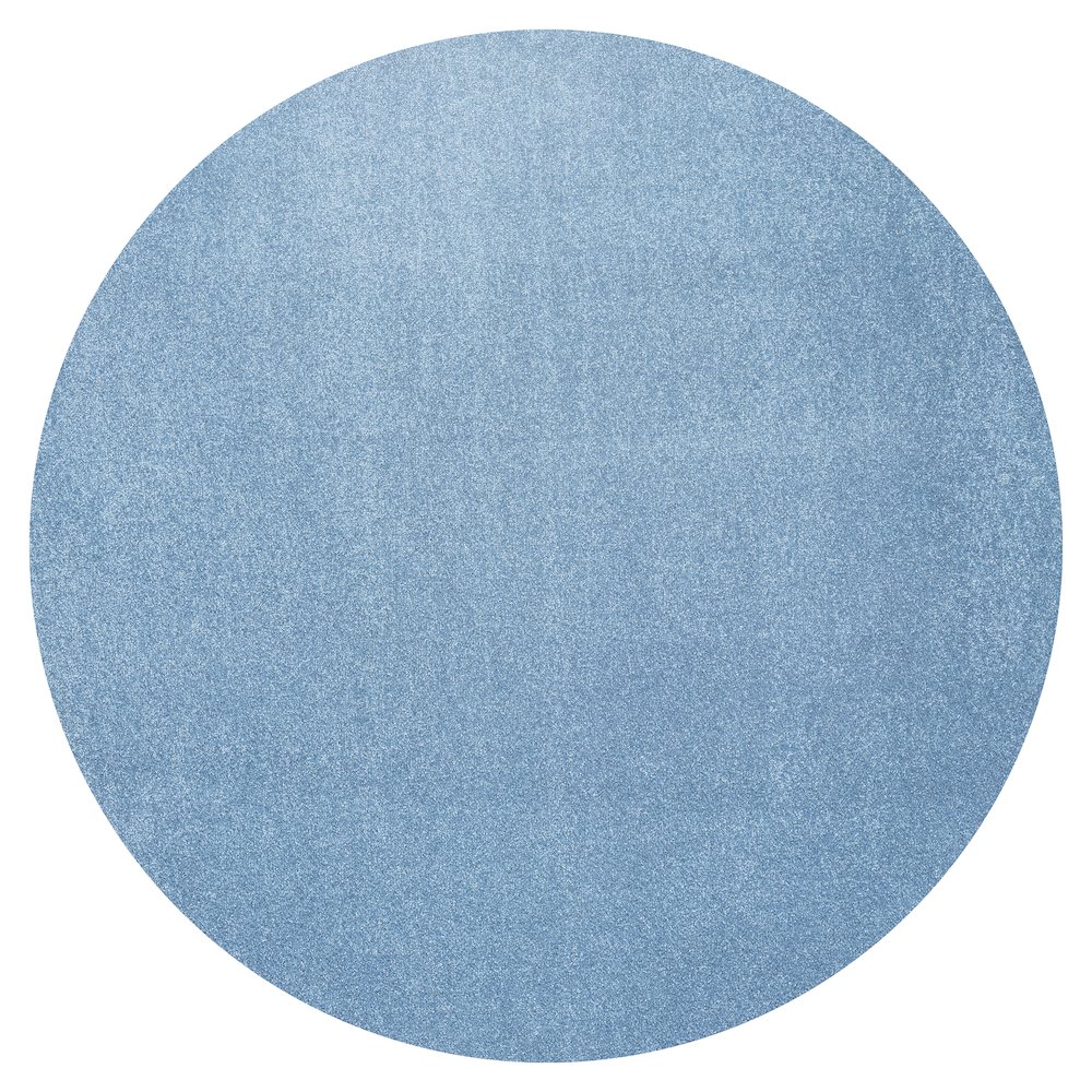 Haze Solid Low Pile Area Rug Classic Blue. Picture 1