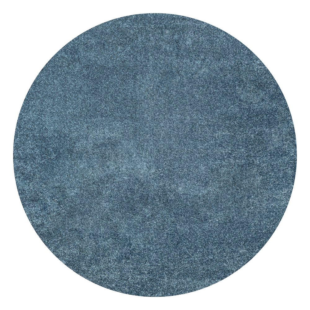 Haze Solid Low Pile Area Rug Turquoise. Picture 1