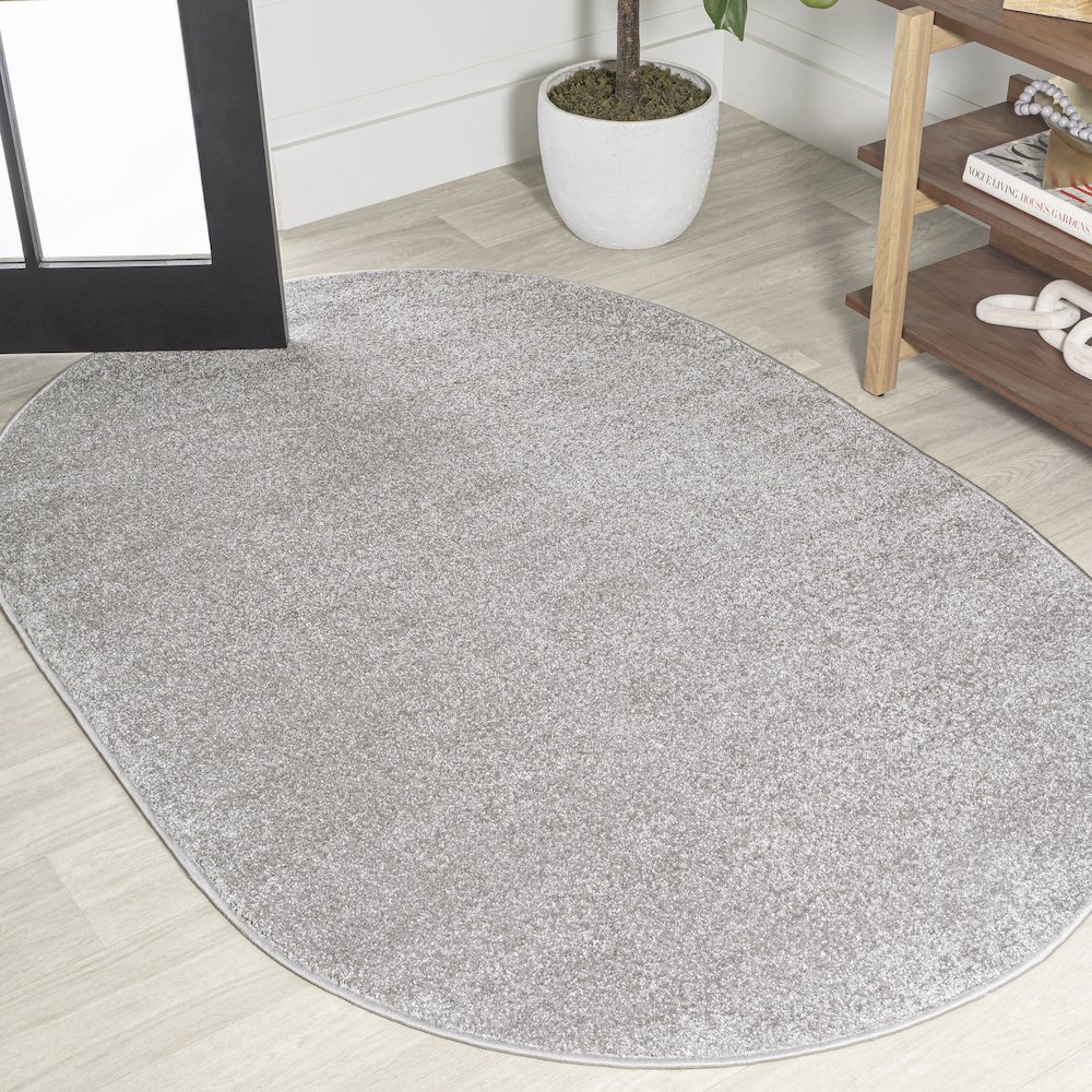 Haze Solid Low Pile Area Rug. Picture 2