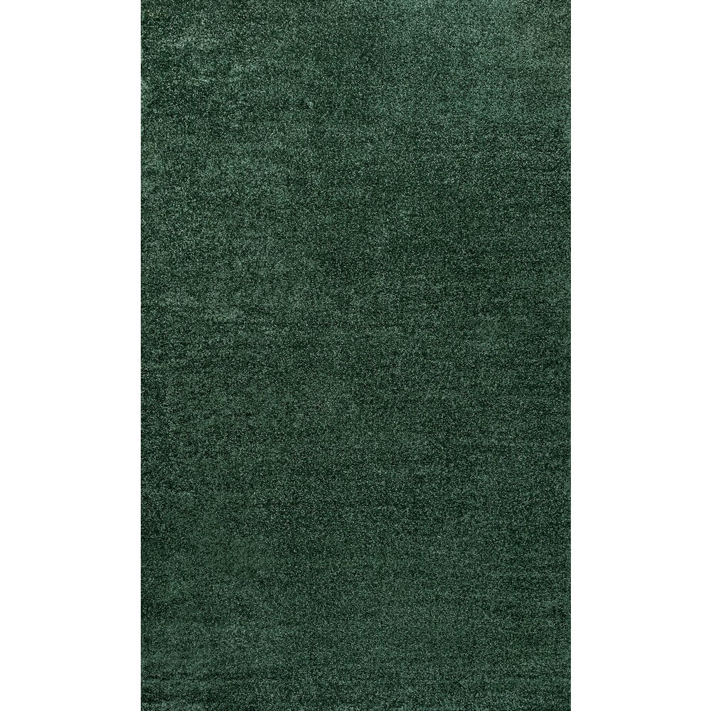 Haze Solid Low Pile Area Rug Emerald. Picture 1