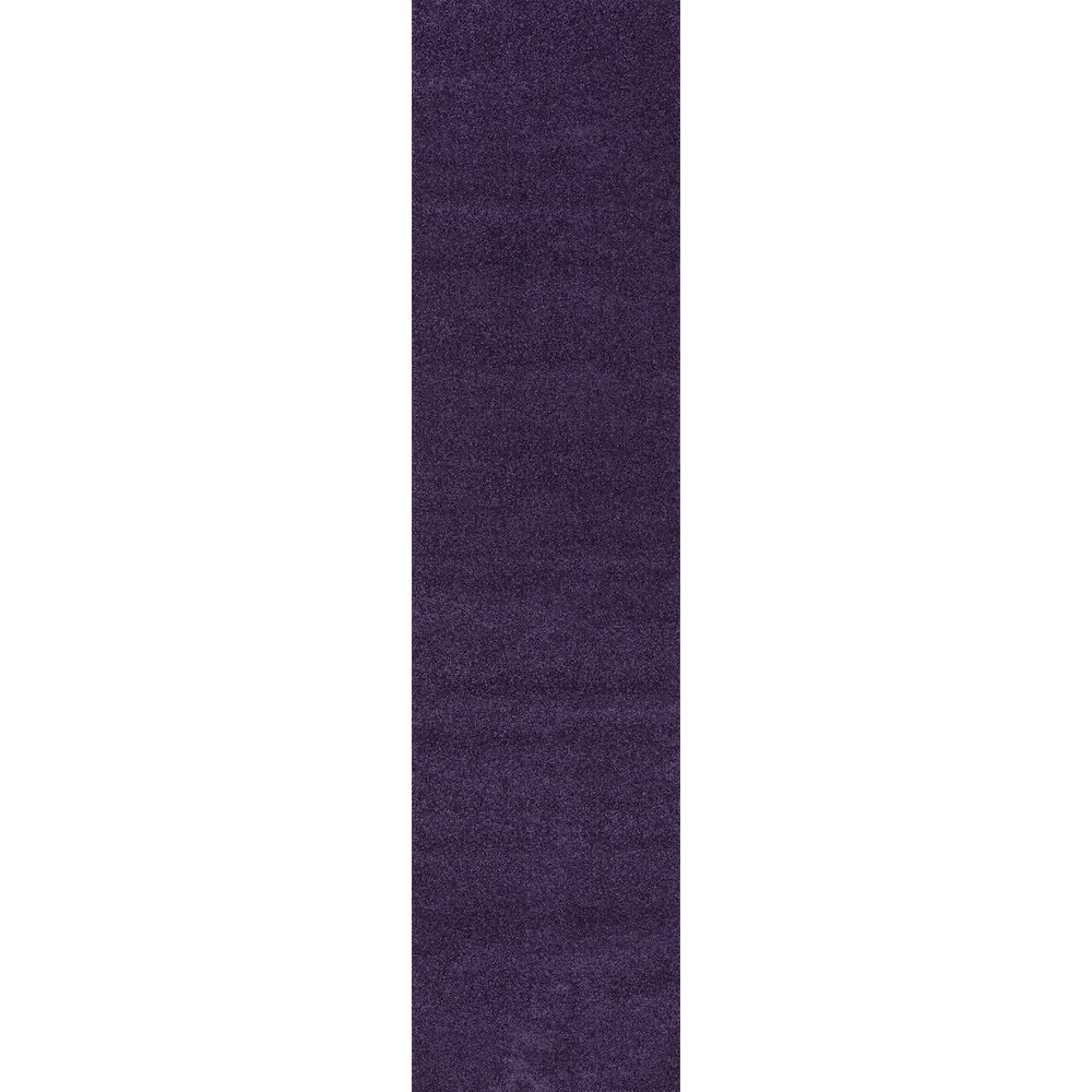 Haze Solid Low Pile Area Rug Purple. Picture 1