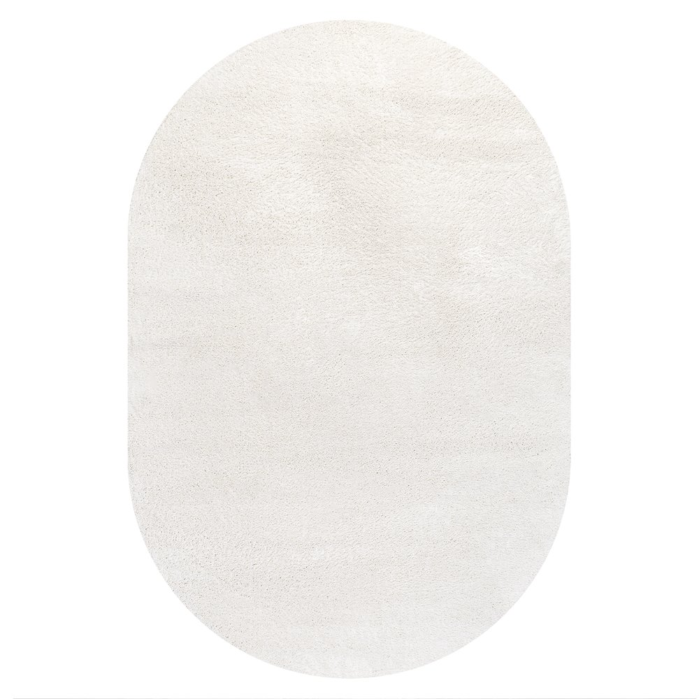 Haze Solid Low Pile Area Rug Cream. Picture 1