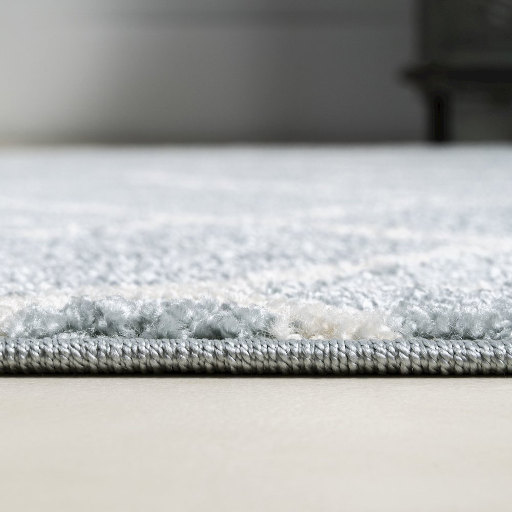 Tumbling Blocks Modern Geometric Area Rug. Picture 9
