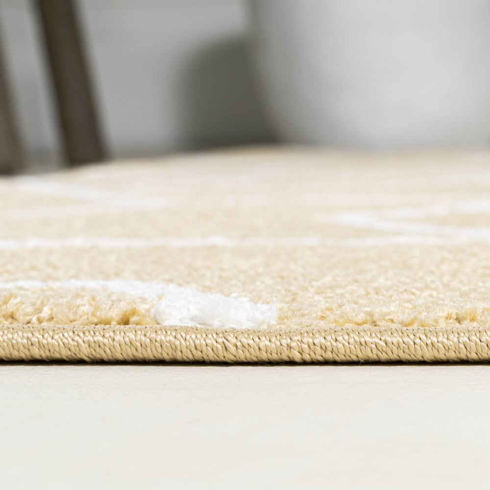 Tumbling Blocks Modern Geometric Area Rug. Picture 9