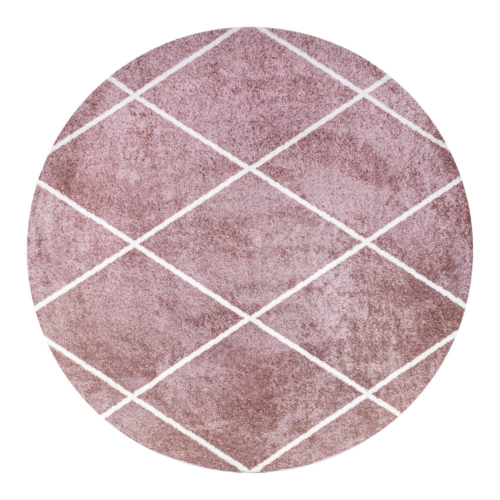 Cole Minimalist Diamond Trellis Area Rug. Picture 1