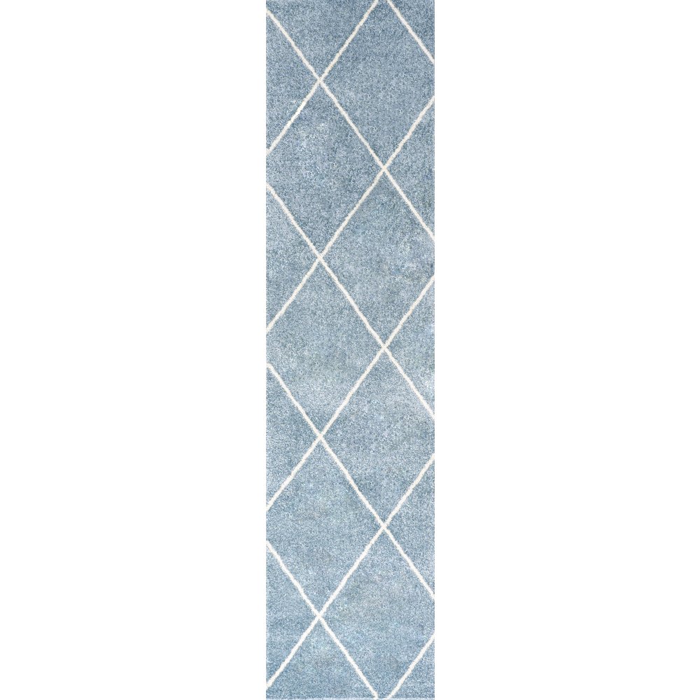 Cole Minimalist Diamond Trellis Area Rug. Picture 1