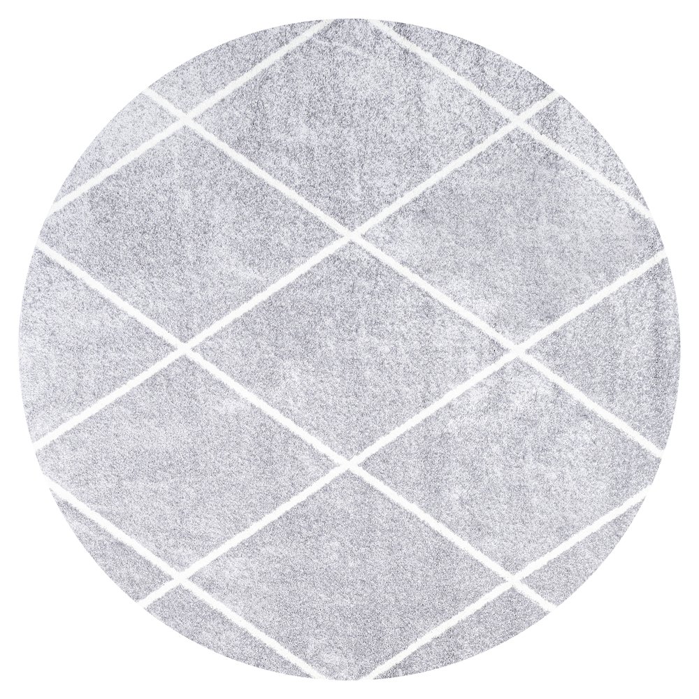 Cole Minimalist Diamond Trellis Area Rug. Picture 1