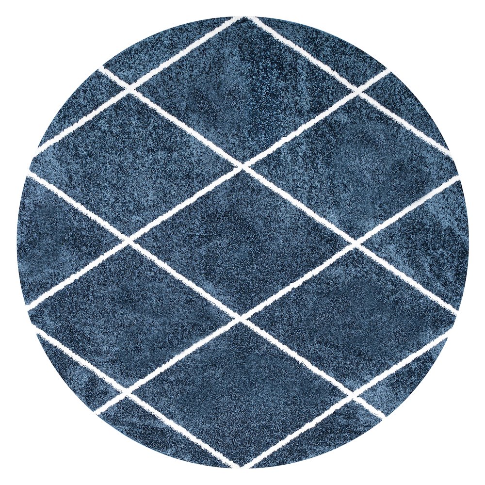 Cole Minimalist Diamond Trellis Area Rug. Picture 1