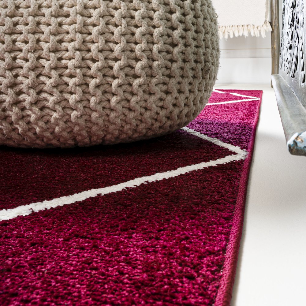 Cole Minimalist Diamond Trellis Area Rug. Picture 7