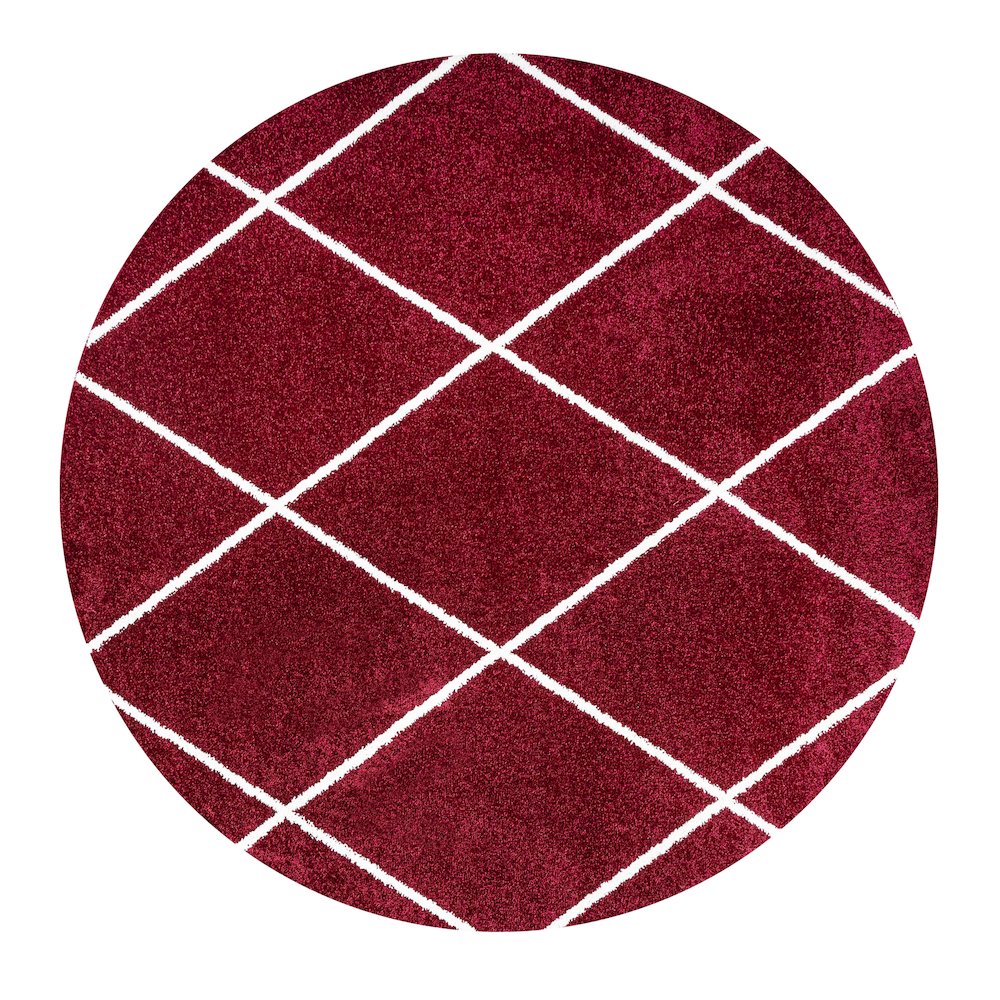 Cole Minimalist Diamond Trellis Area Rug. Picture 1