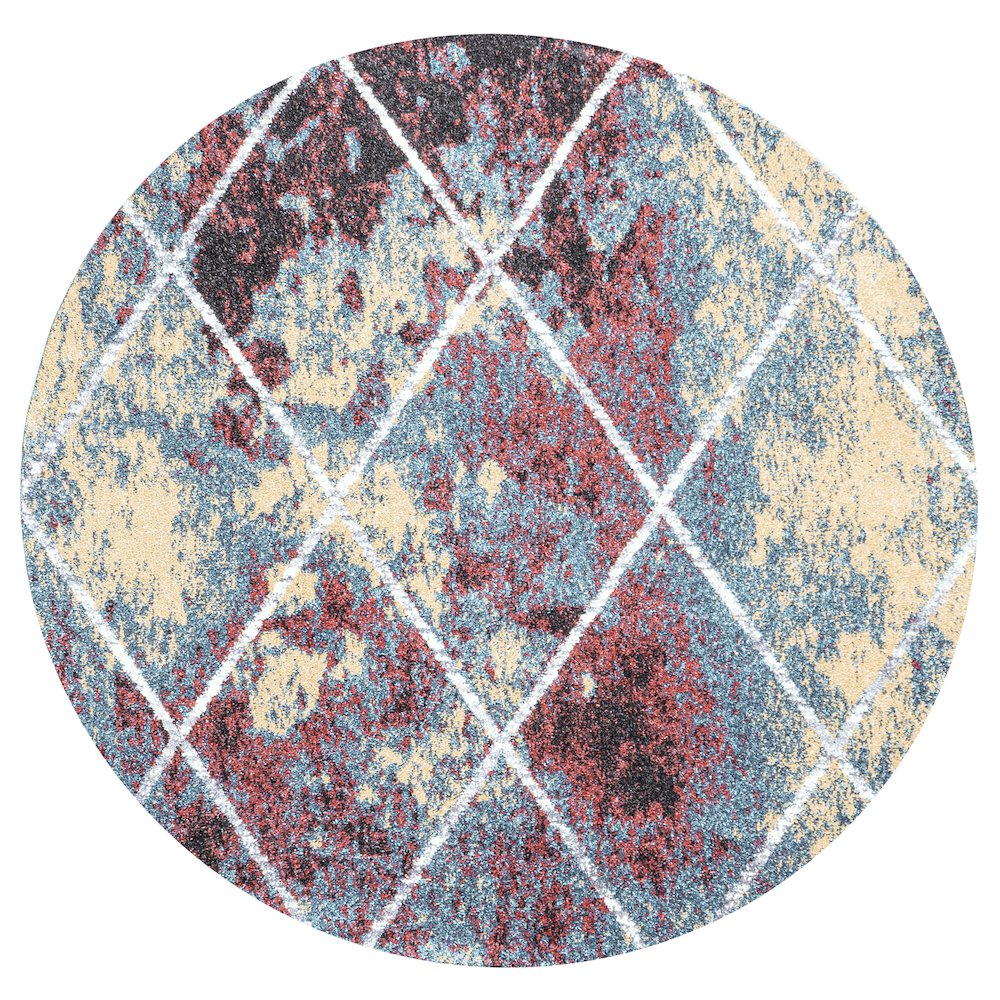 Cole Minimalist Diamond Trellis Area Rug. Picture 1