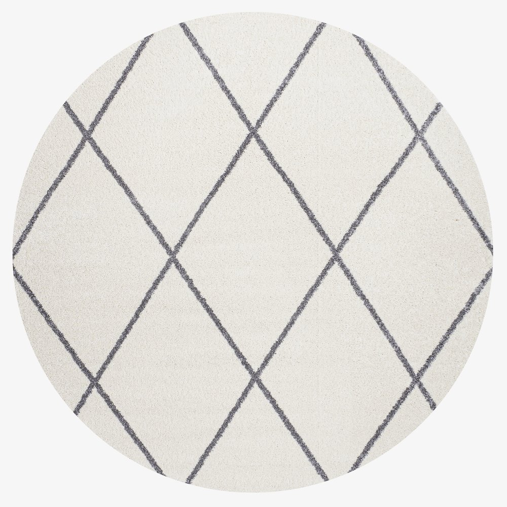 Cole Minimalist Diamond Trellis Area Rug. Picture 1
