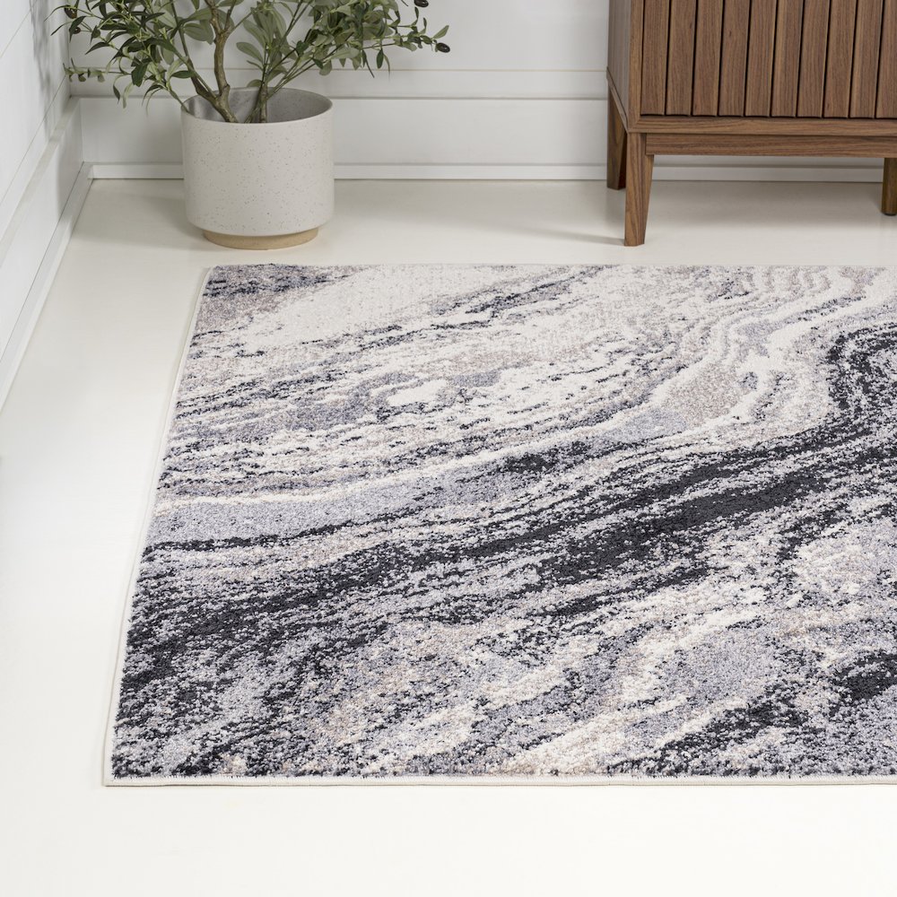 Haze Solid Low Pile Area Rug Beige. Picture 17