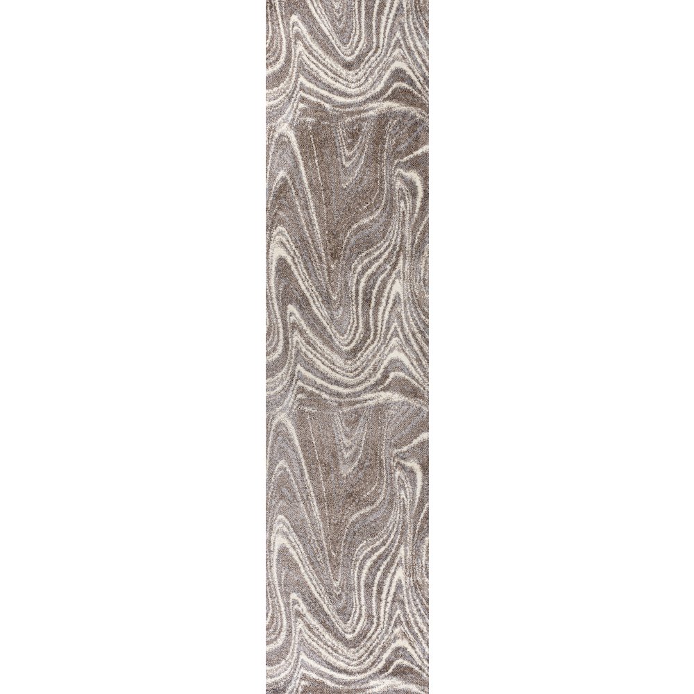 Eleni Contemporary Glam Abstract Marble Area Rug. Picture 3