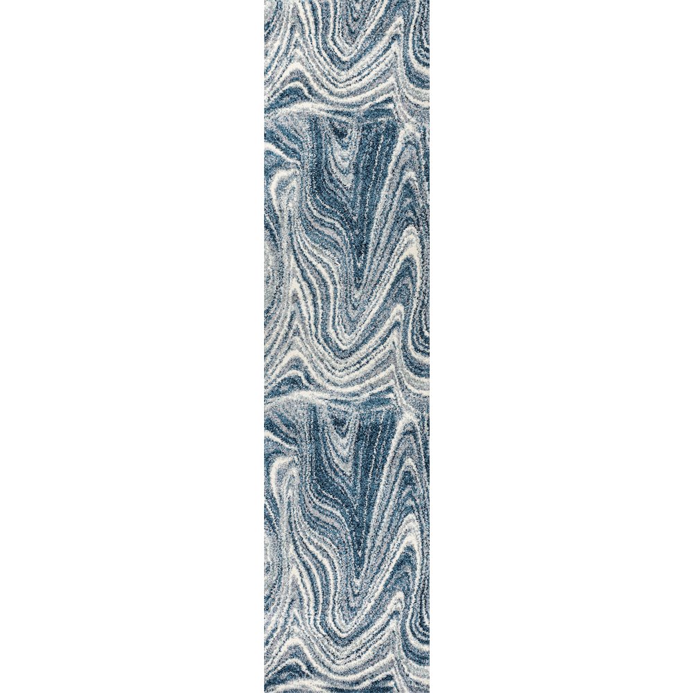 Eleni Contemporary Glam Abstract Marble Area Rug. Picture 3
