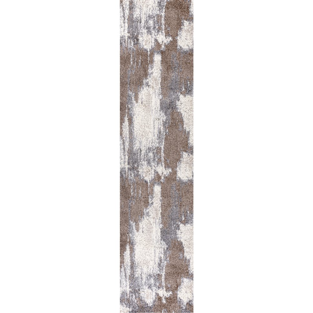 Zoe Contemporary Bohemian Abstract Marble Area Rug. Picture 3