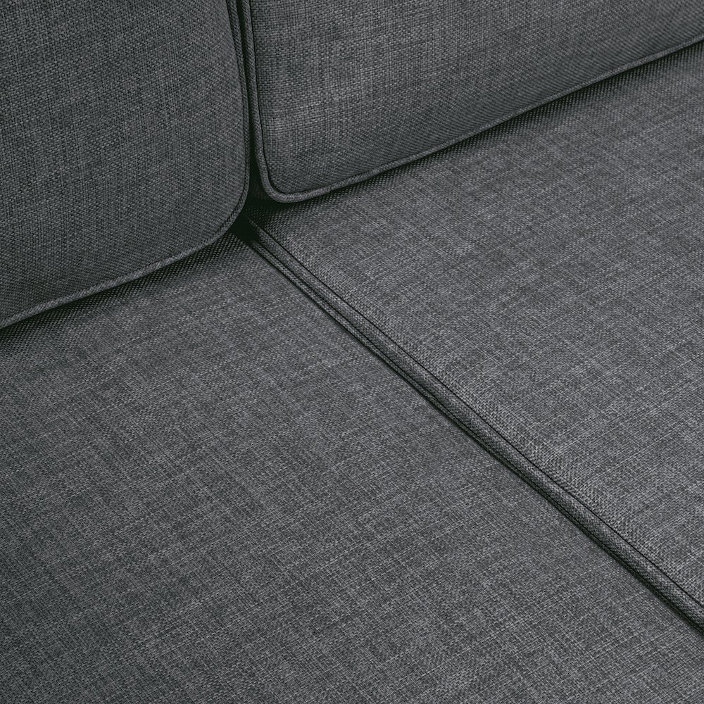 Gable 3-Seat Mid-Century Modern Roped Acacia Wood Outdoor Sofa With Cushions. Picture 3