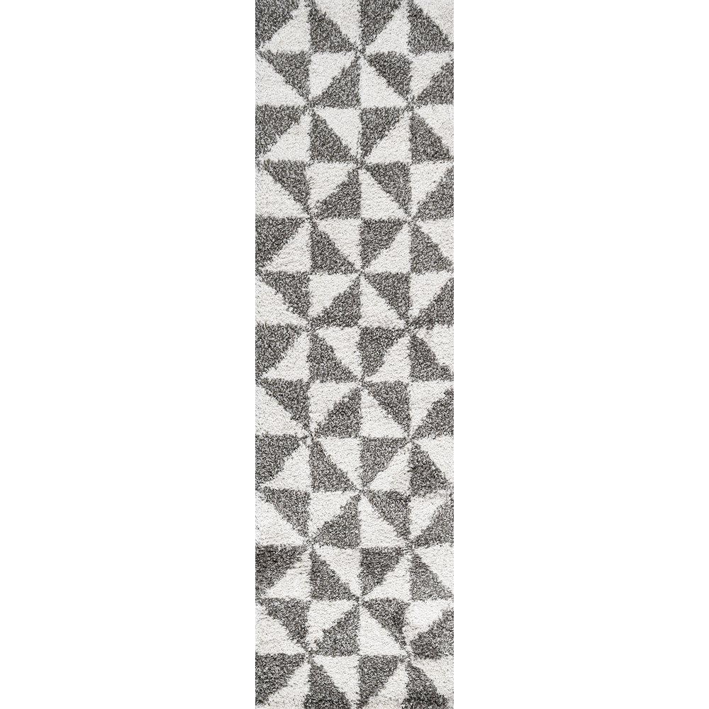 Alcudia Geometric Shag Area Rug. Picture 1