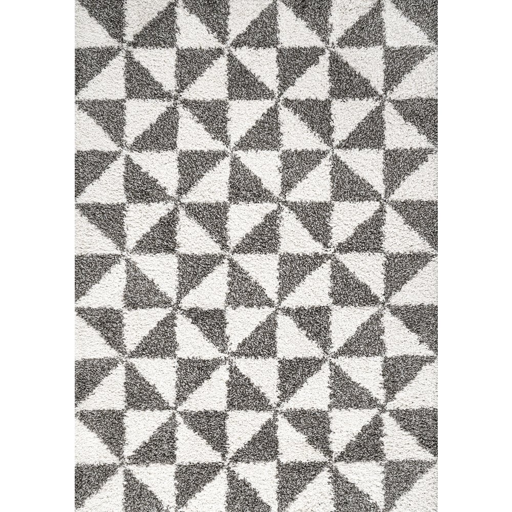 Alcudia Geometric Shag Area Rug. Picture 1