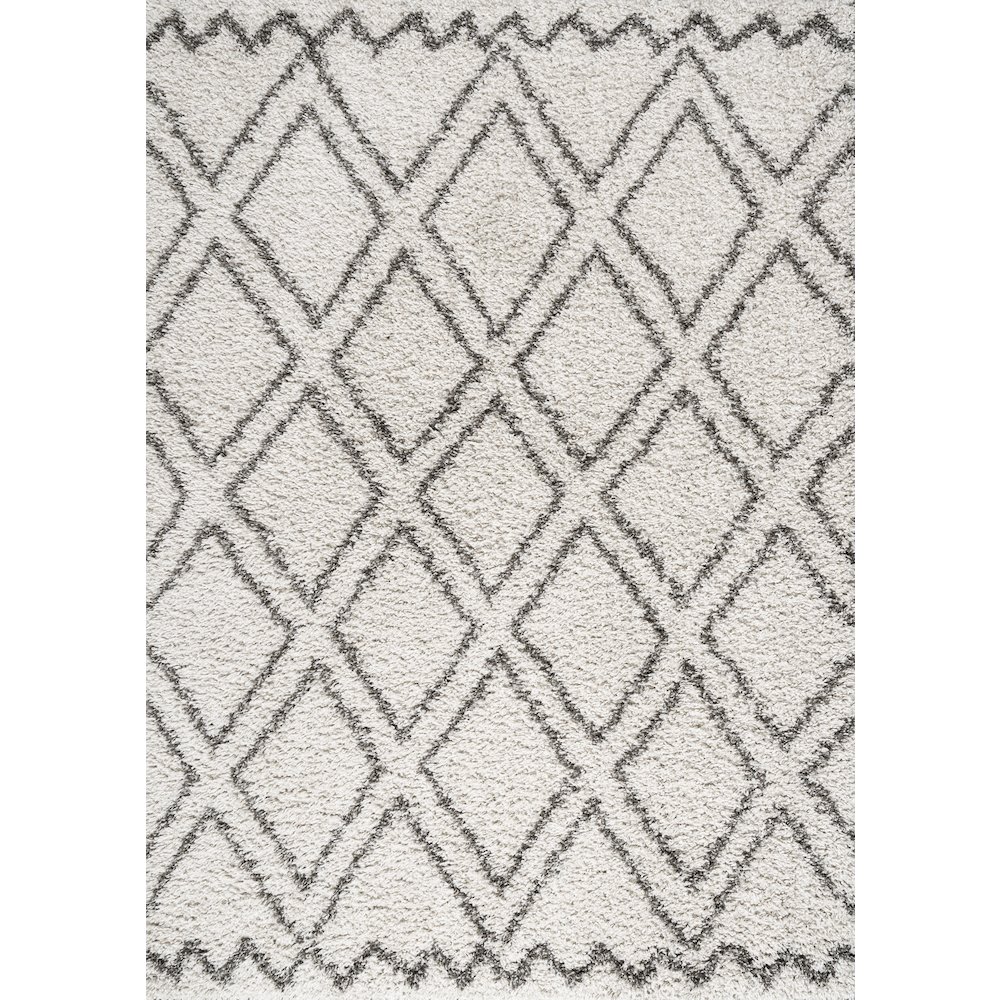 Soller Diamond Trellis Shag Area Rug. Picture 1