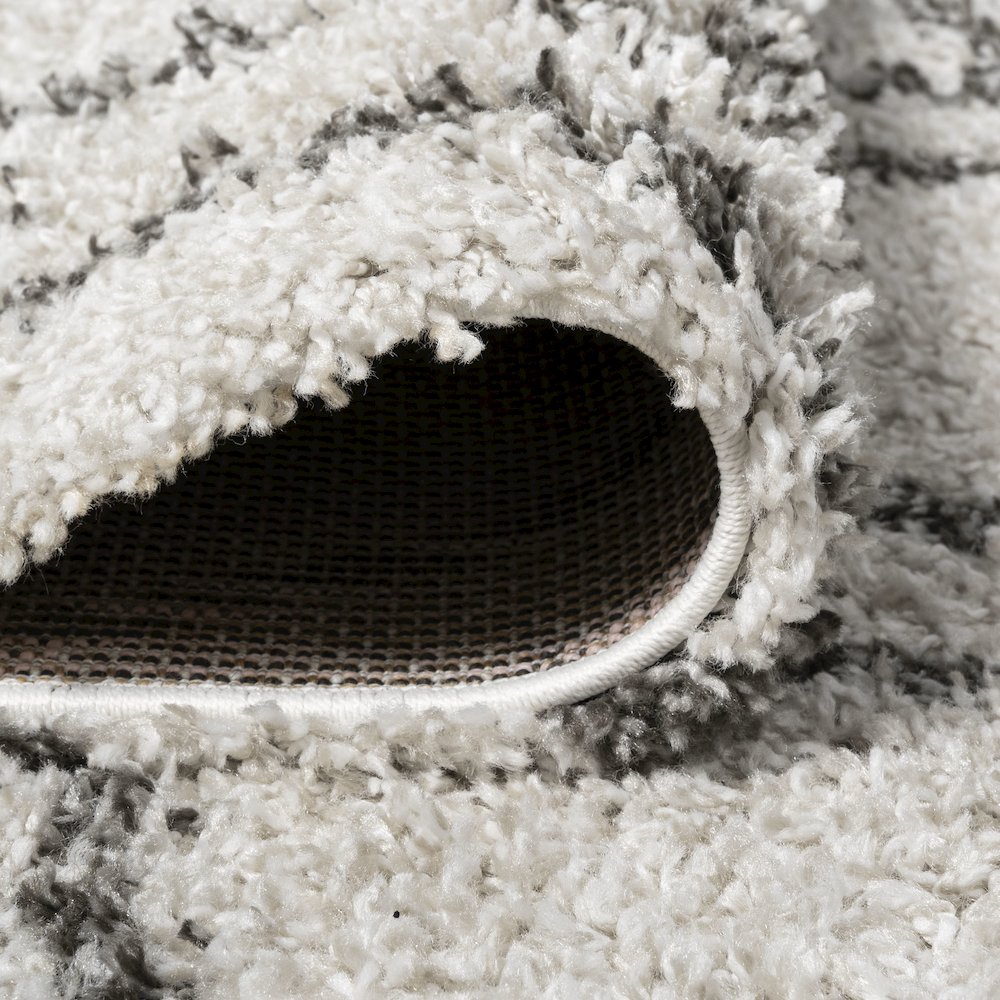 Soller Diamond Trellis Shag Area Rug. Picture 6