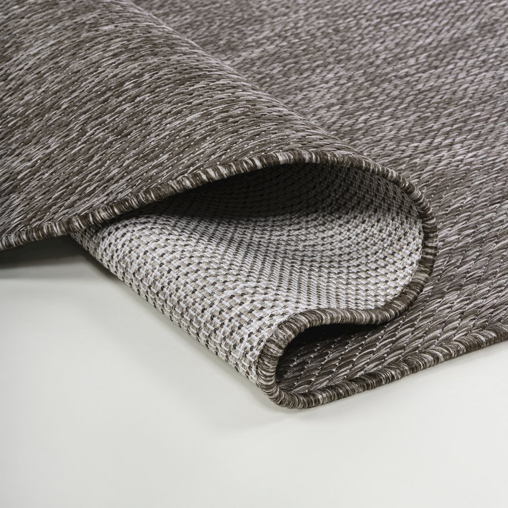 Evan Modern Rustic Organic CurveIndoor/Outdoor Shaped  Rug. Picture 3
