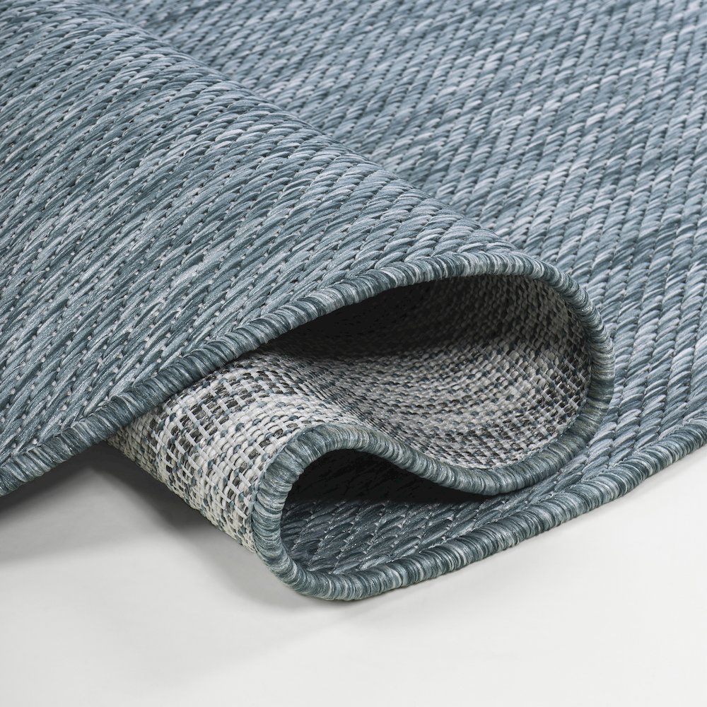 Evan Modern Rustic Organic CurveIndoor/Outdoor Shaped  Rug. Picture 3