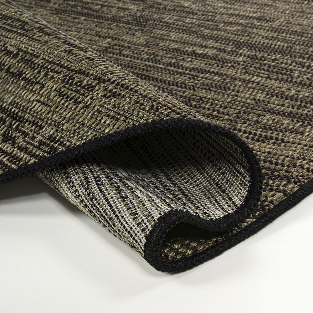 Callan Modern Rustic AbstractIndoor/Outdoor Shaped  Rug. Picture 3