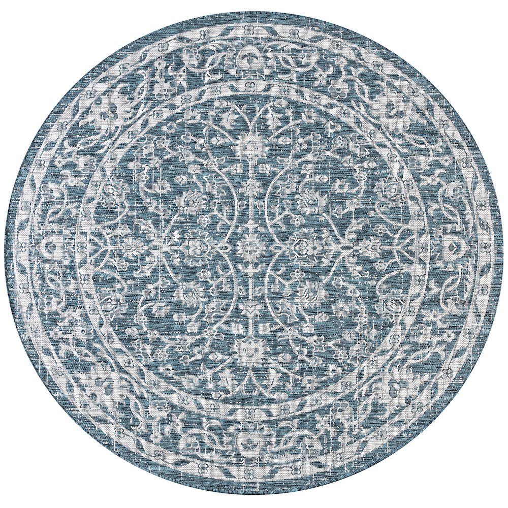 Palazzo Vine And Border Textured Weave Indoor/Outdoor Area Rug. Picture 1