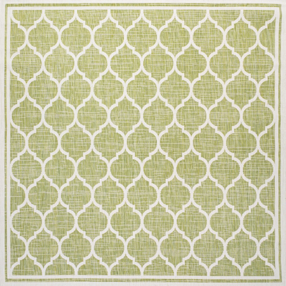Trebol Moroccan Trellis Textured Weave Indoor/Outdoor Area Rug. Picture 1