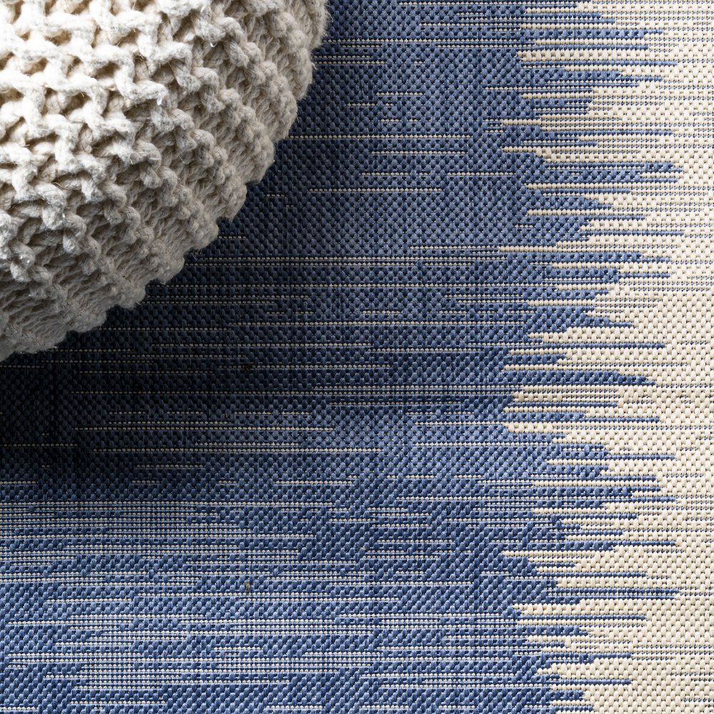 Tavira Modern Strie Indoor/Outdoor Area Rug. Picture 4